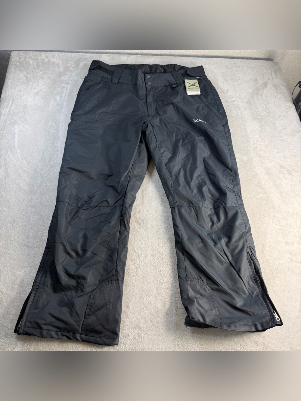 Arctix Womens Insulated Snow Pants Size 1X Regular Black Waterproof Ski